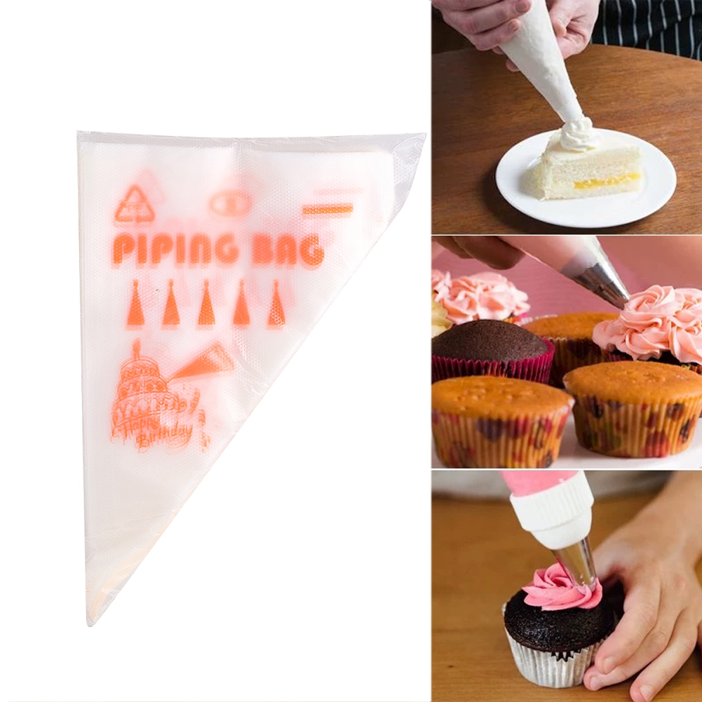 Piping Bag Disposable - 100PCS Thick Disposable Pastry Bags DIY