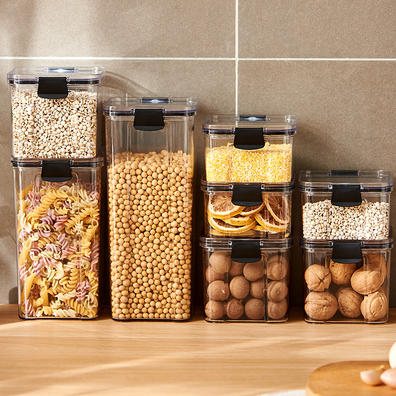 Kitchen Bank - Sealed Jars Kitchen Grain Storage Organizer