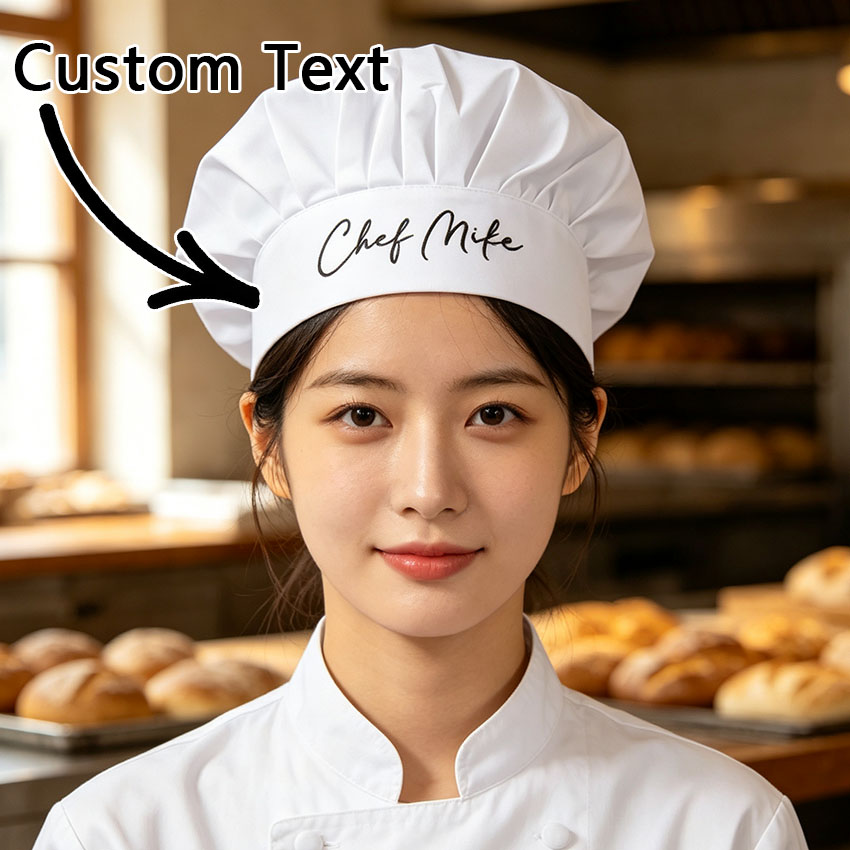 Kitchen Baking - Customized Personalized Chef Hats, with the