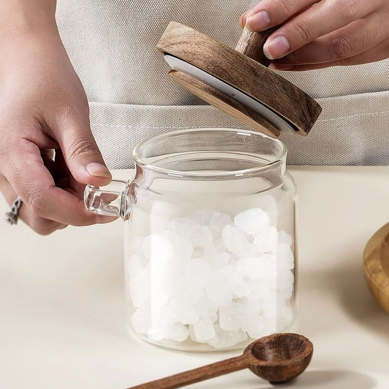 Clear Glass Candy Snack Jar wi - огляд і ціна Kitchen Bank