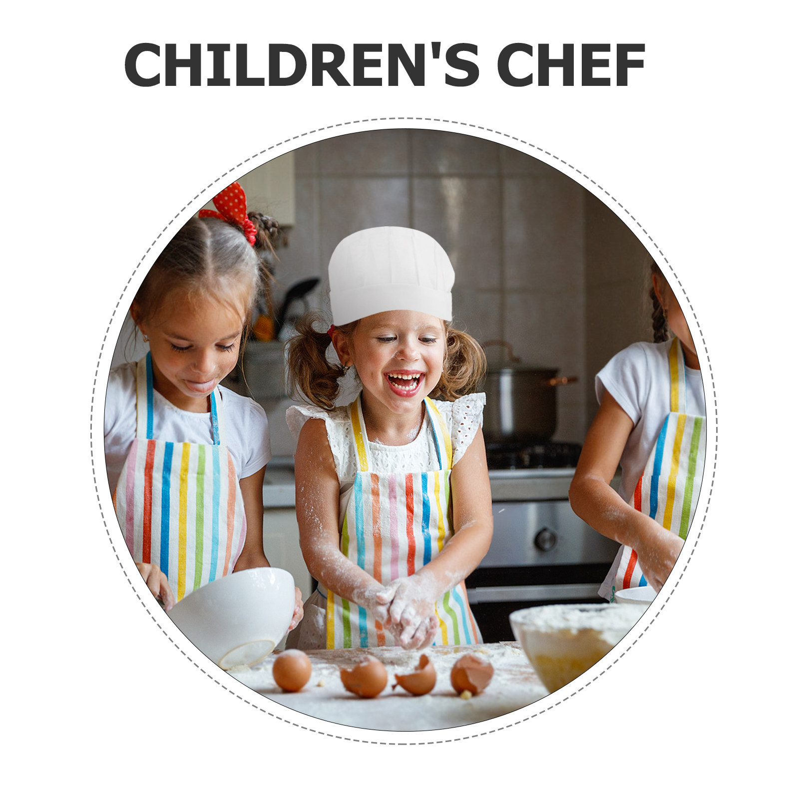 15Pcs Kids Chef Hats Disposabl - огляд і ціна Kitchen Baking