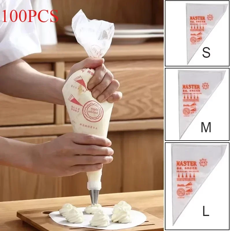 100pcs Disposable Pastry Bags  - огляд і ціна Piping Bag Disposable