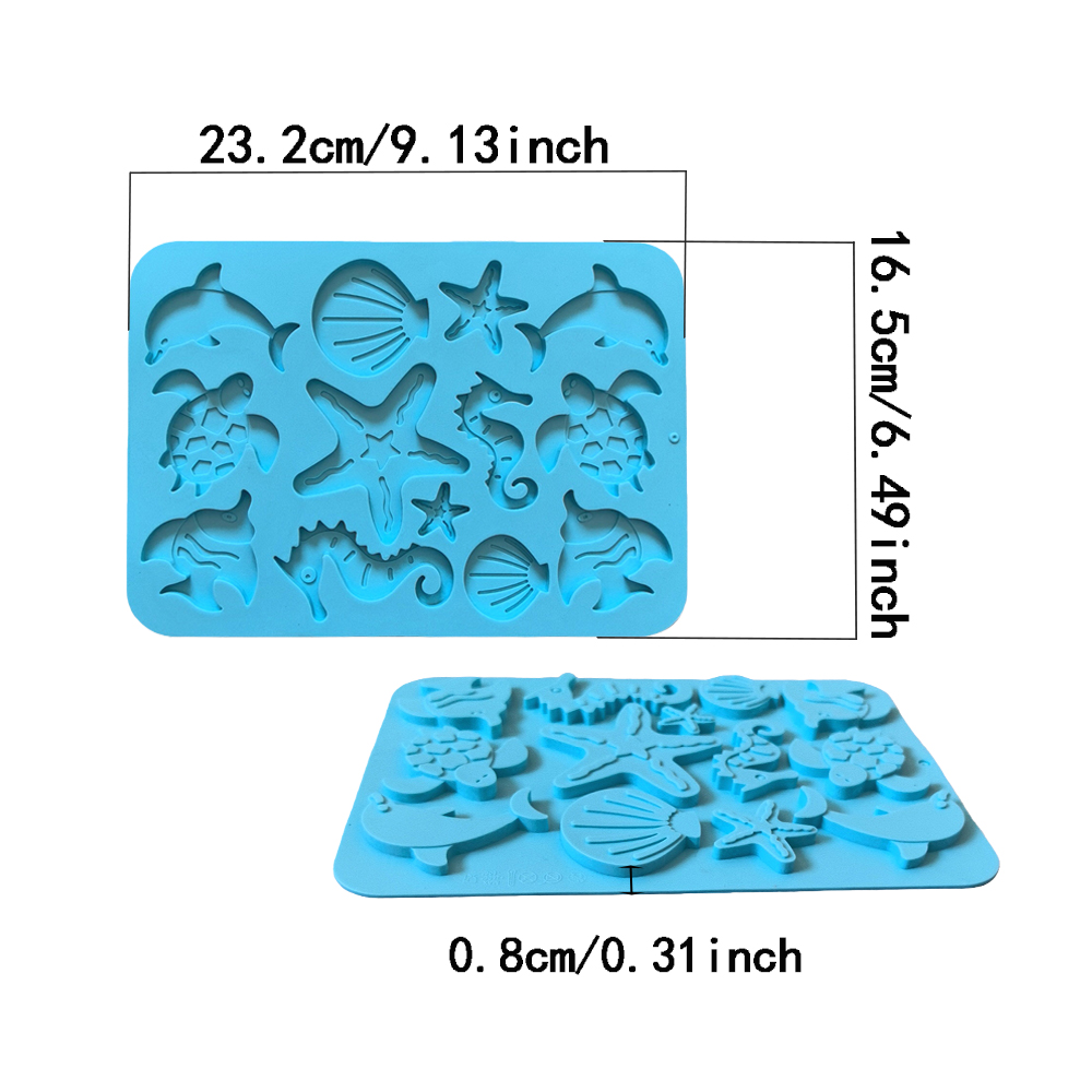 1pc Marine creature shaped cho - огляд і ціна Kitchen Baking Molds