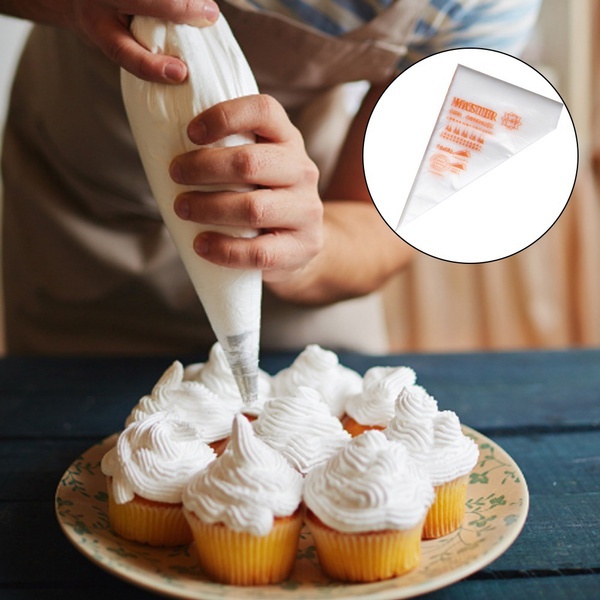 100PCS Disposable Piping Bag I - огляд і ціна Piping Bag Disposable