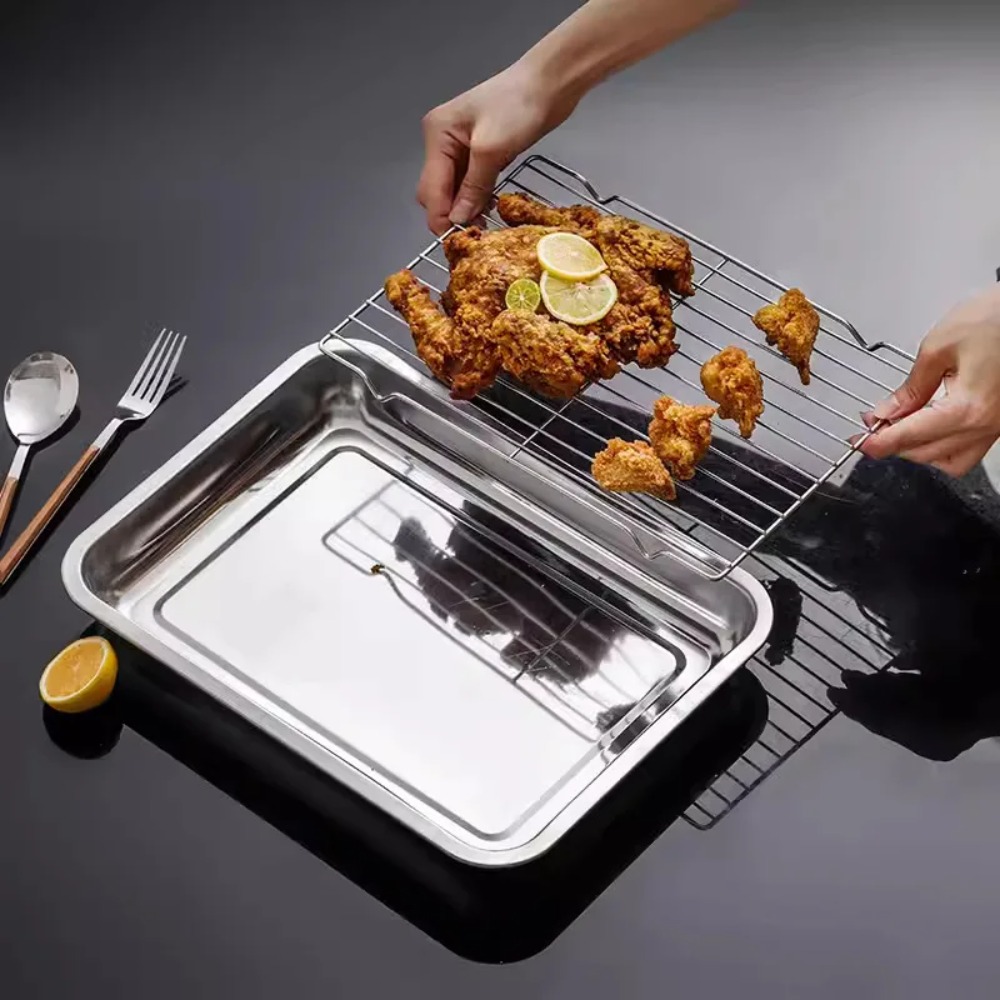 Stainless Steel Baking Tray wi - огляд і ціна Kitchen Baking Tray Rack