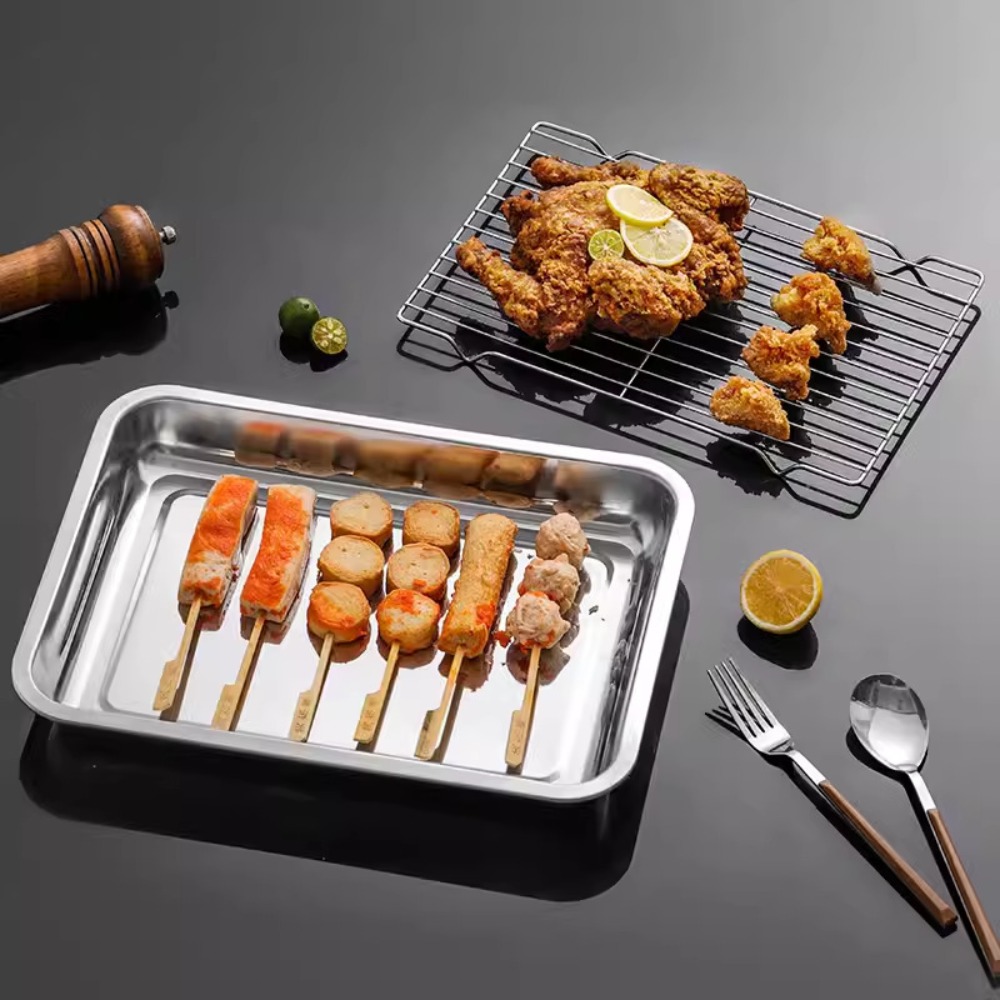 Stainless Steel Baking Tray wi - огляд і ціна Kitchen Baking Tray Rack