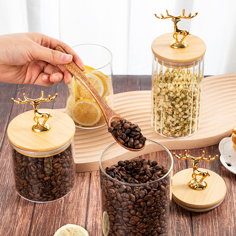 Nordic Golden Elk Storage Jar  - огляд і ціна Kitchen Bank
