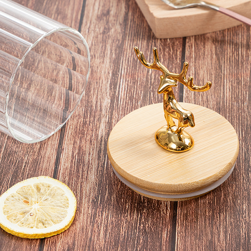 Nordic Golden Elk Storage Jar  - огляд і ціна Kitchen Bank