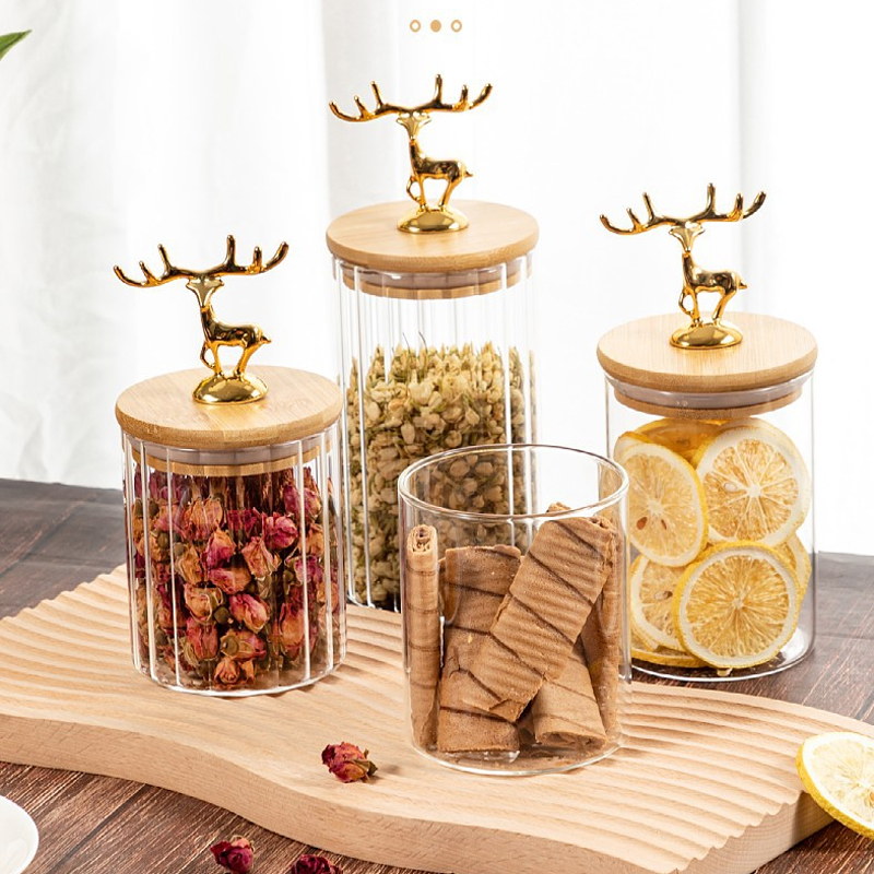 Nordic Golden Elk Storage Jar  - огляд і ціна Kitchen Bank