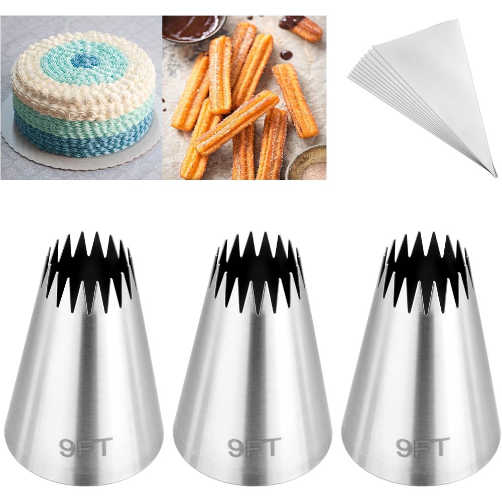 3Pcs Piping Bags and Tips Set, - огляд і ціна Piping Bag Disposable