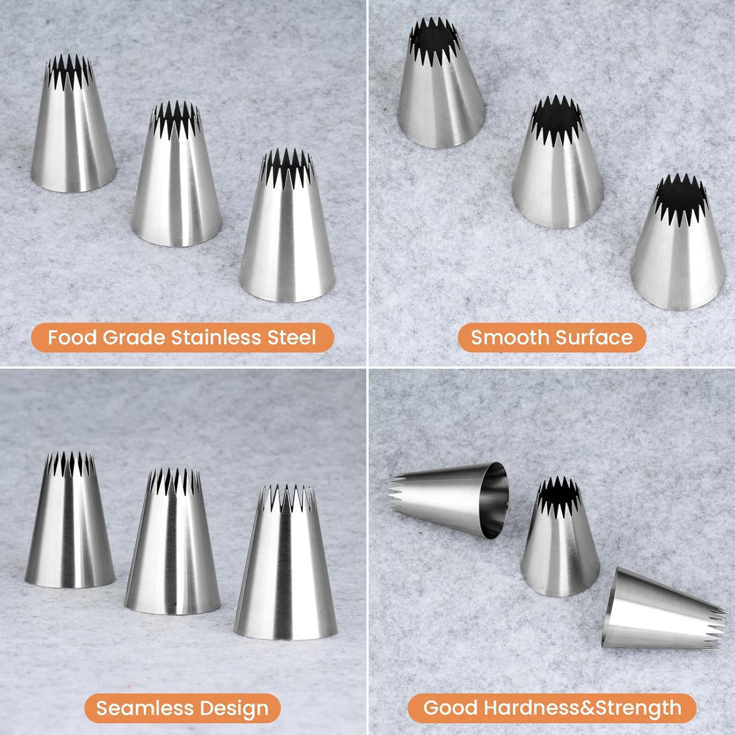 3Pcs Piping Bags and Tips Set, - огляд і ціна Piping Bag Disposable