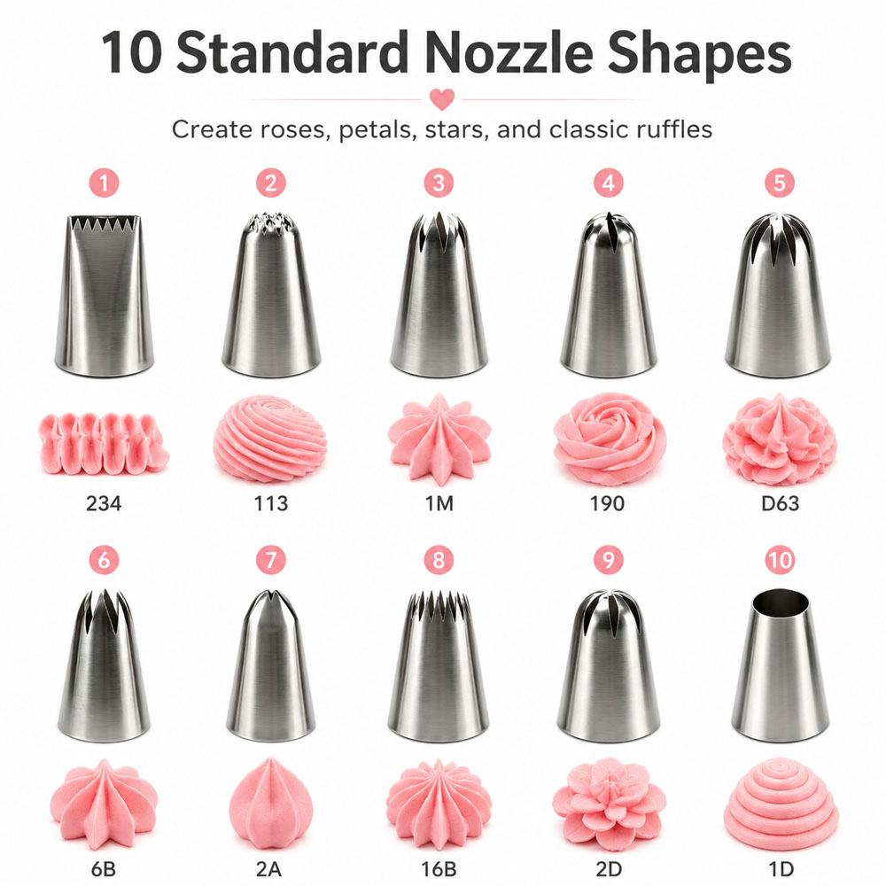 31Pcs Cake Decorating Piping T - огляд і ціна Piping Bag Disposable