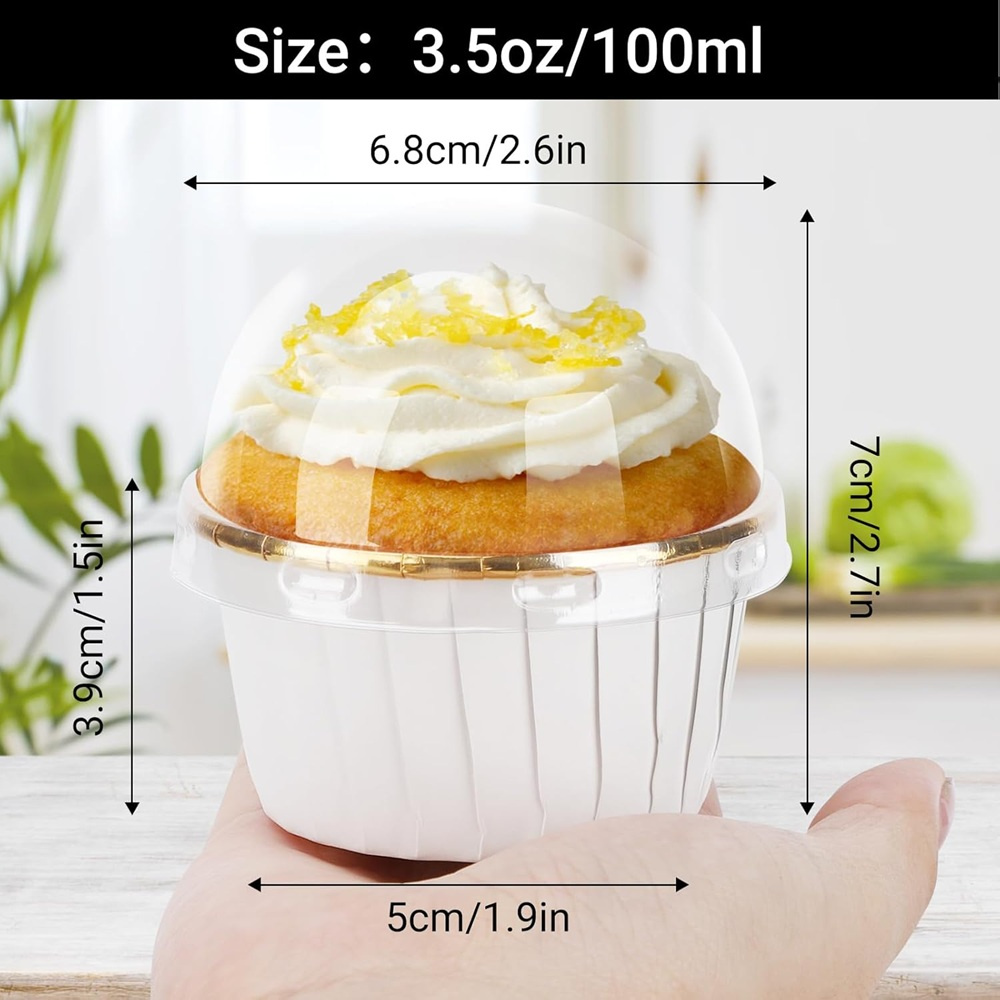50 pcs Muffins Cup Paper Cupca - огляд і ціна Kitchen Baking Cake