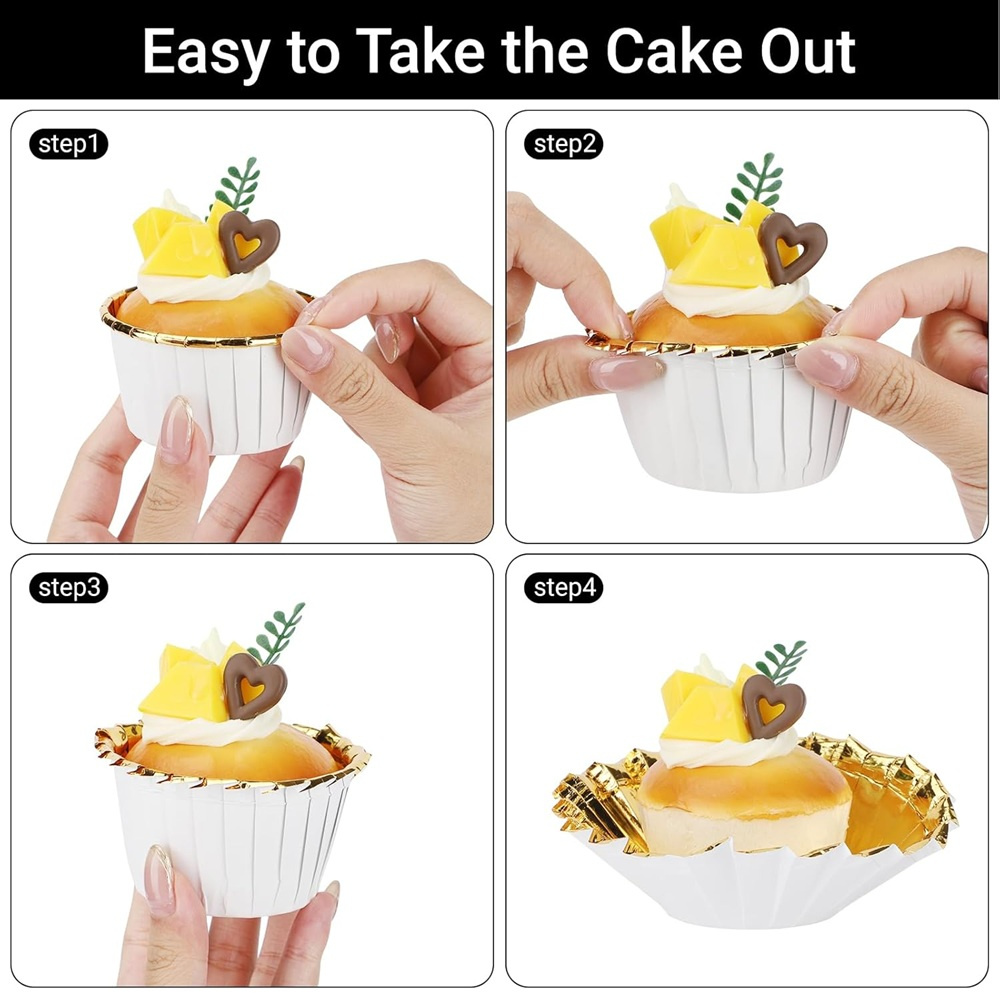 50 pcs Muffins Cup Paper Cupca - огляд і ціна Kitchen Baking Cake