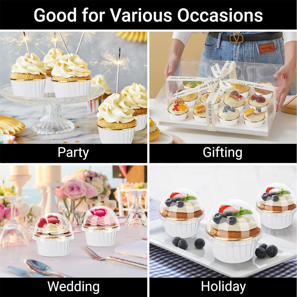 50 pcs Muffins Cup Paper Cupca - огляд і ціна Kitchen Baking Cake