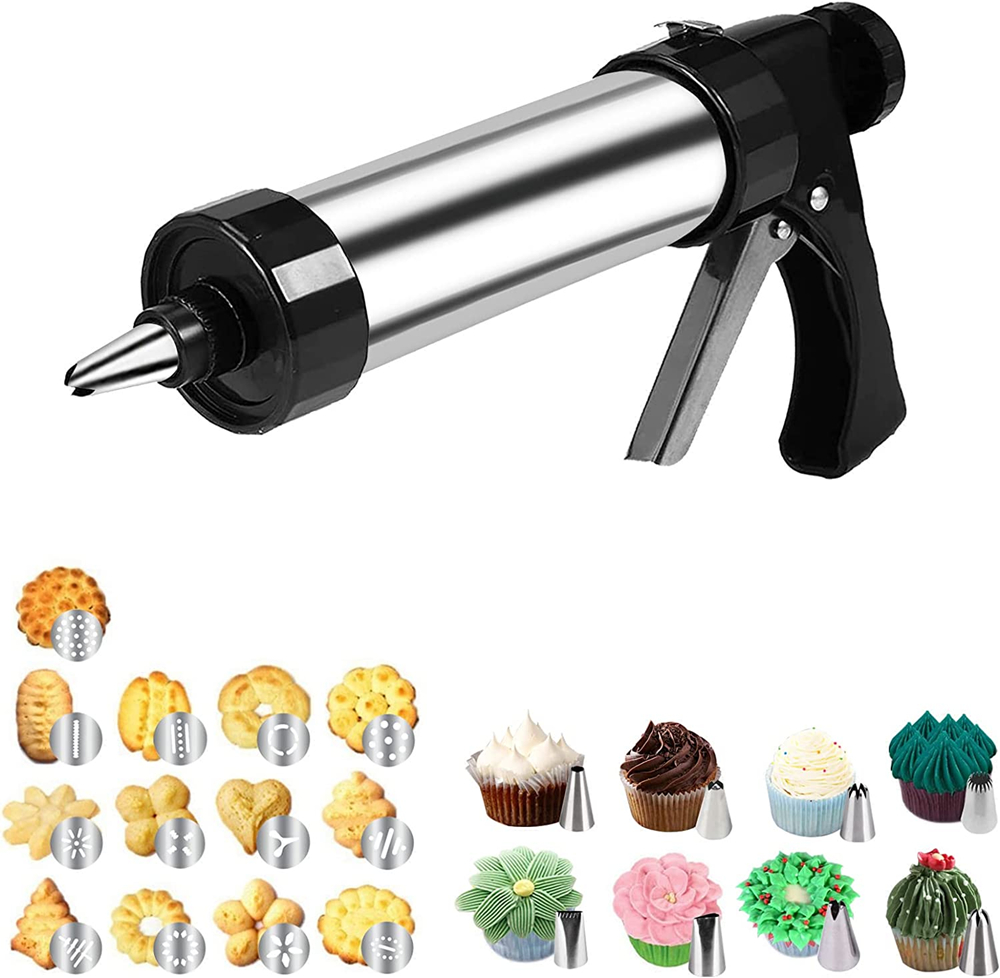 LMETJMA Cookie Press Kit Biscu - огляд і ціна Piping Bag Disposable