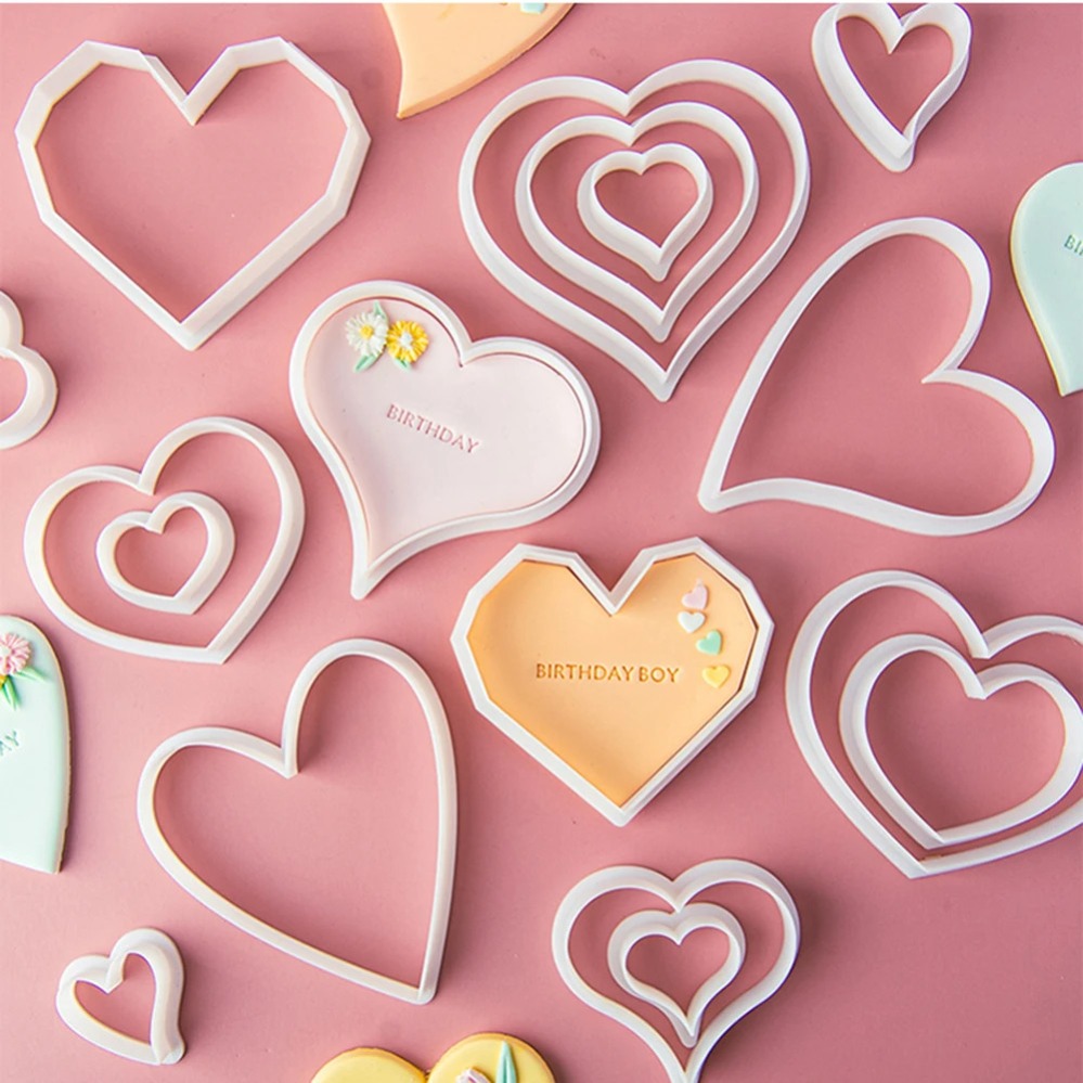 Heart Cookie Cutters Mold 3D C - огляд і ціна Kitchen Baking Cake