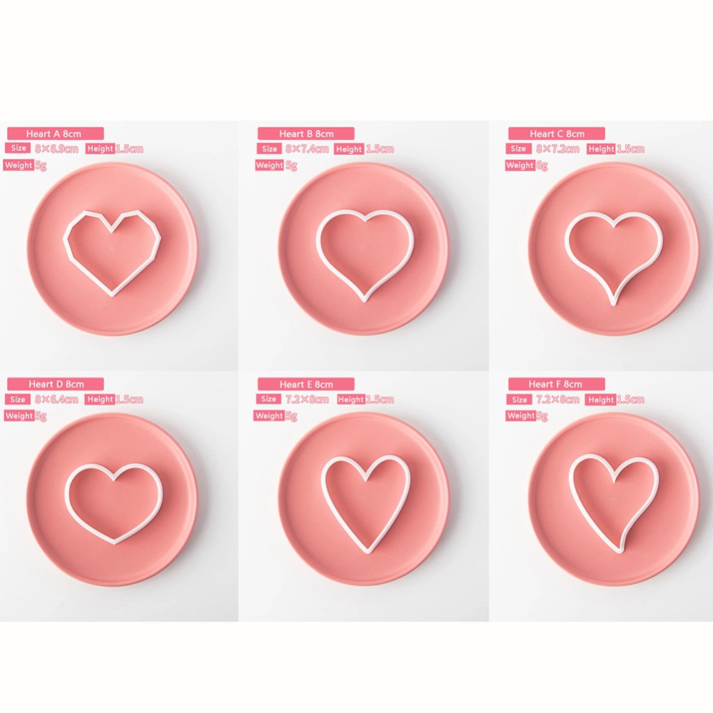Heart Cookie Cutters Mold 3D C - огляд і ціна Kitchen Baking Cake