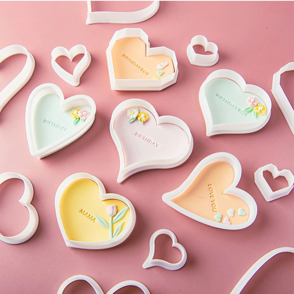 Heart Cookie Cutters Mold 3D C - огляд і ціна Kitchen Baking Cake