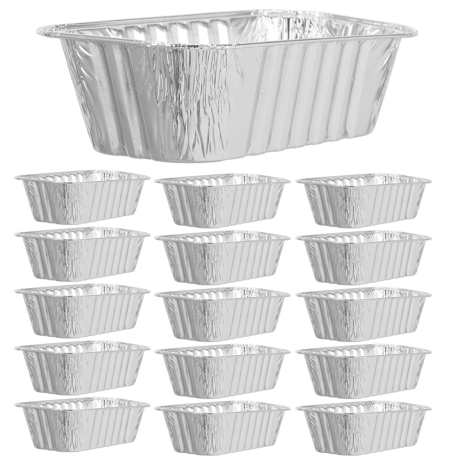 50Pcs Foil Loaf Pan Aluminum B - огляд і ціна Kitchen Essentials Baking Tray