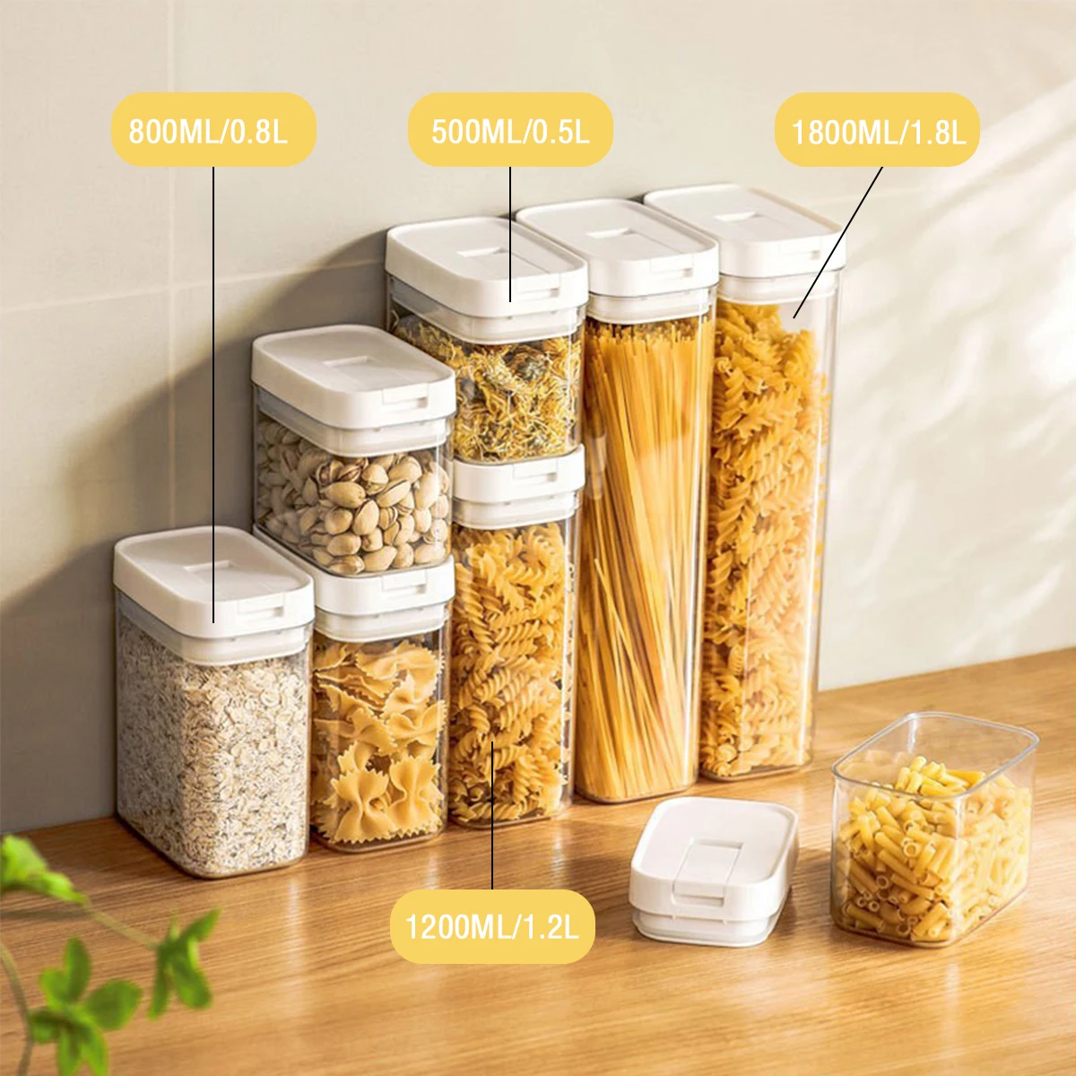 Pasta Storage Box Transparent  - огляд і ціна Kitchen Bank