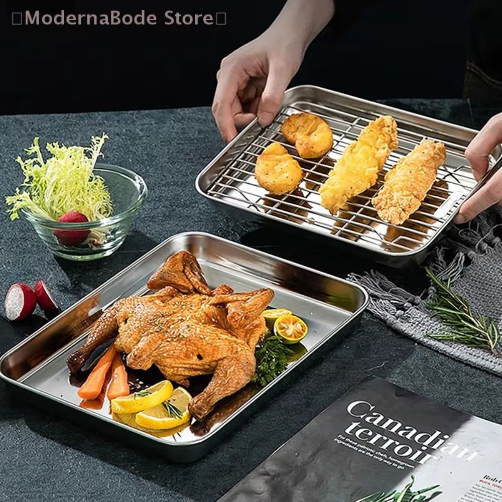 Portable Non-Stick Stainless S - огляд і ціна Kitchen Baking Tray Rack