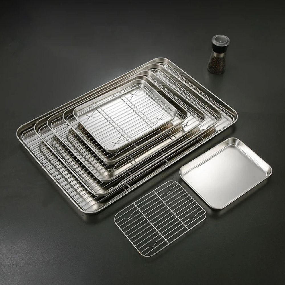 Portable Non-Stick Stainless S - огляд і ціна Kitchen Baking Tray Rack