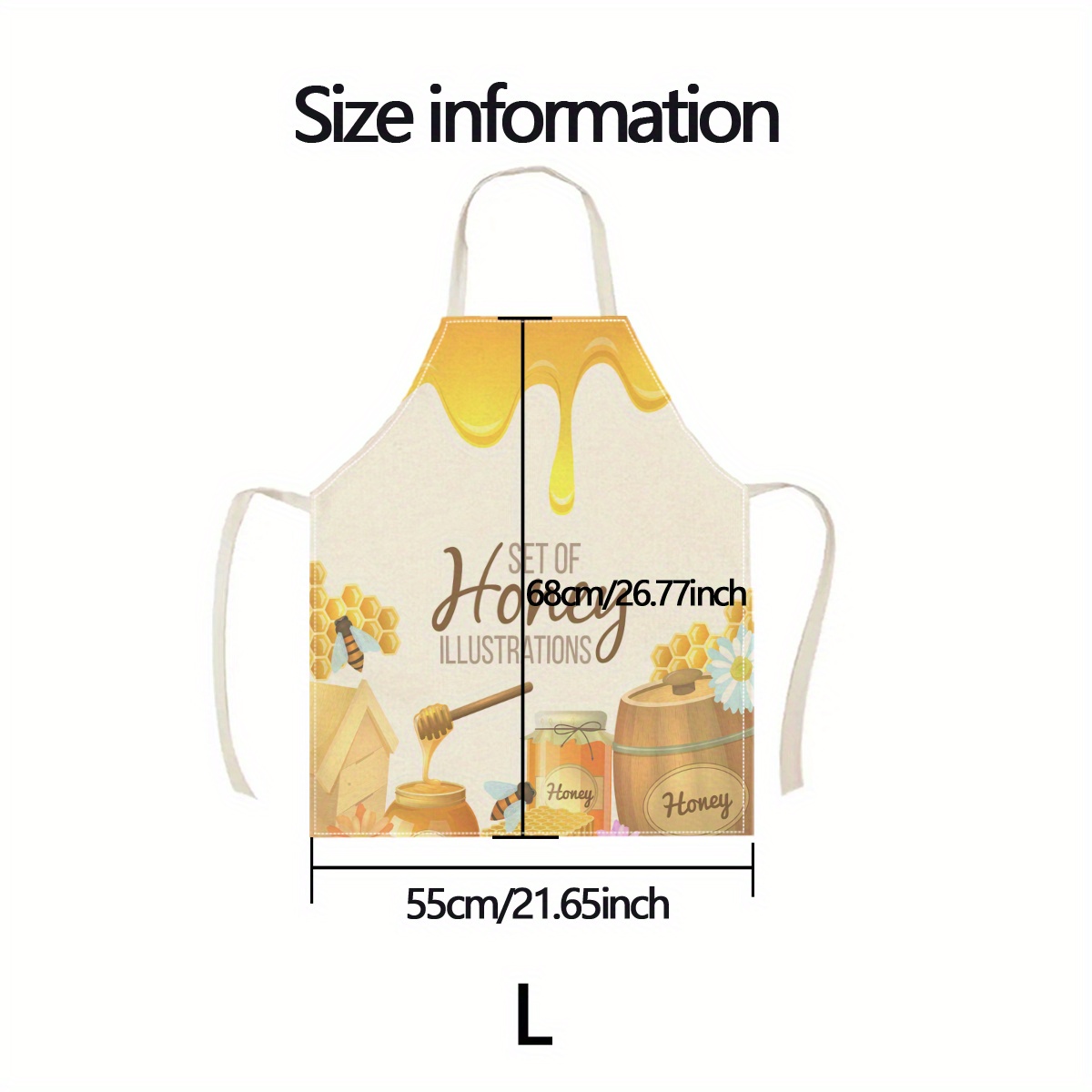 1pc Honey Bee Apron Sweet Kitc - огляд і ціна Kitchen Baking Ideas
