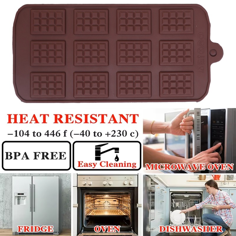 Silicone Chocolate Mold 12 Eve - огляд і ціна Kitchen Baking Molds