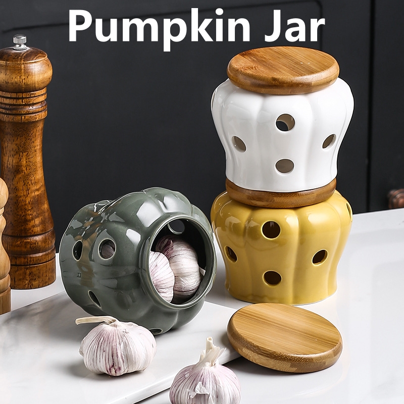Pumpkin Jar with Lid Hollow Ou - огляд і ціна Kitchen Bank