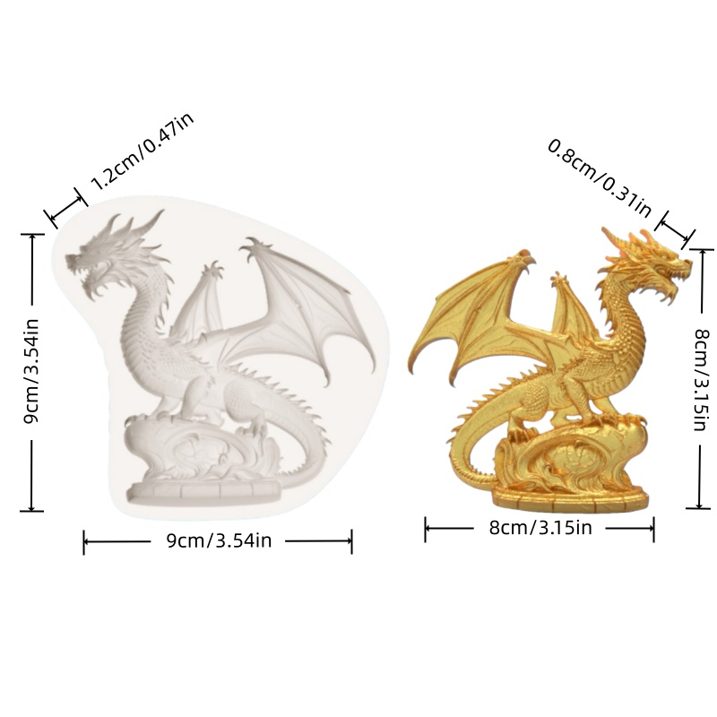 High-Precision Fantasy Dragon- - огляд і ціна Kitchen Baking Molds