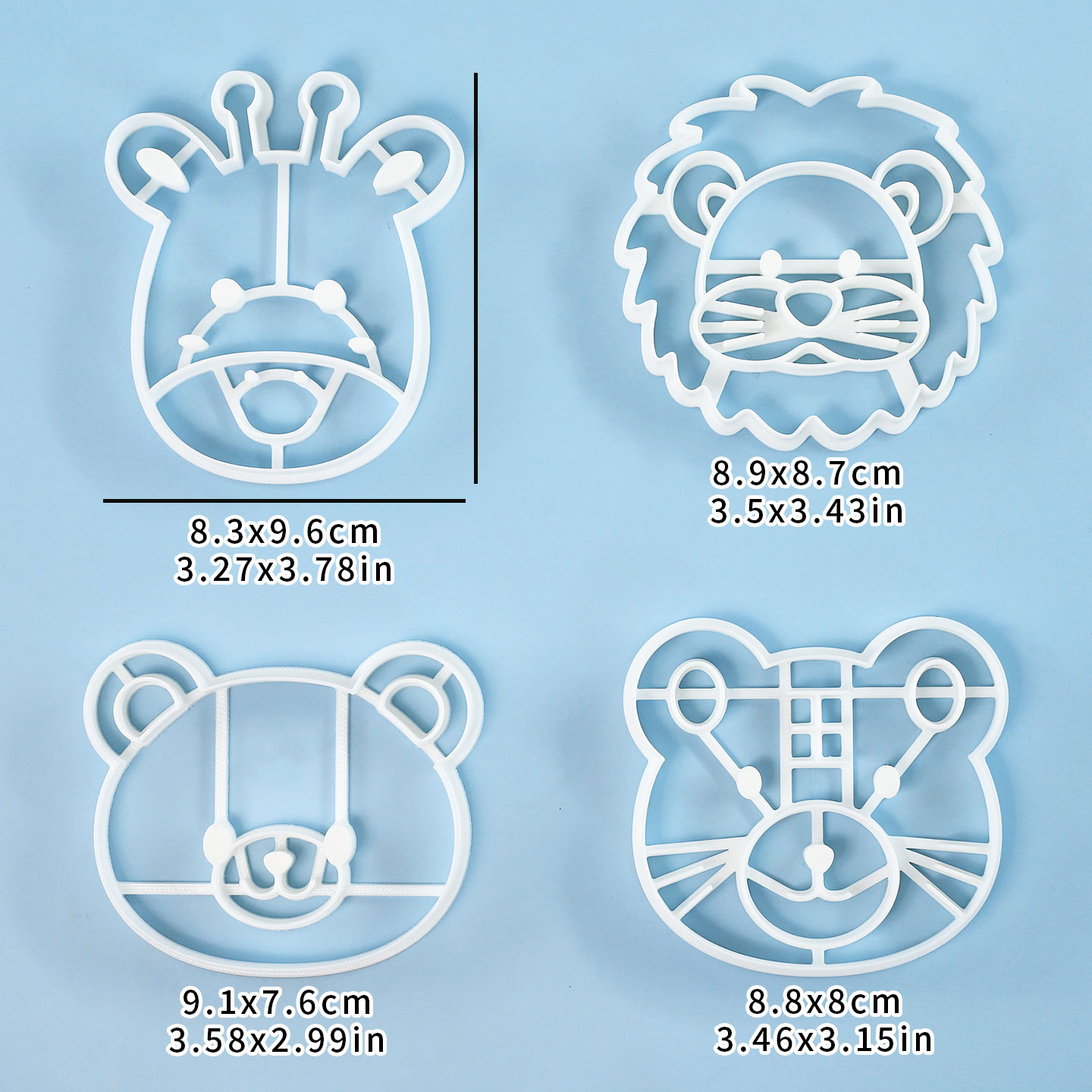 4 Pcs Animal Cookie Cutters Se - огляд і ціна Kitchen Tools In Baking