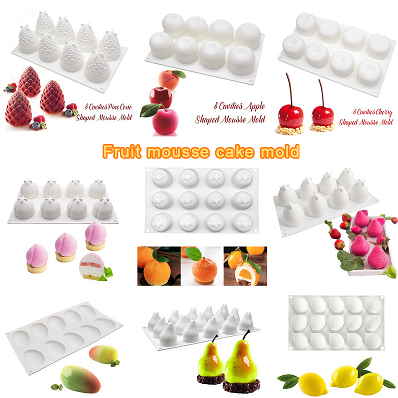 Food-Grade Silicone Fruit Seri - огляд і ціна Kitchen Baking Molds