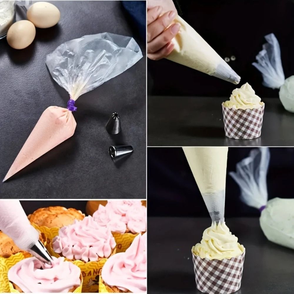 100Pcs Extra Strong Disposable - огляд і ціна Piping Bag Disposable