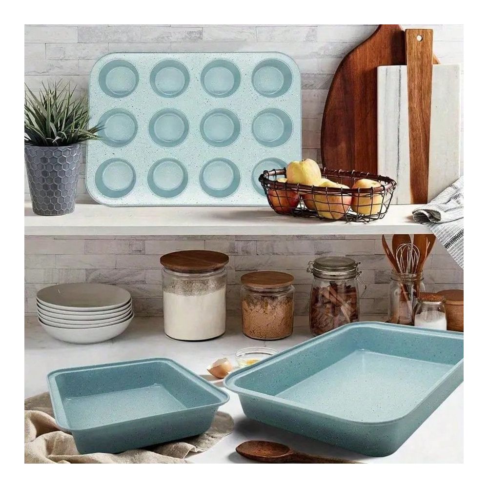 10 Piece Bakeware Set, NonStic - огляд і ціна Kitchen Baking Cake