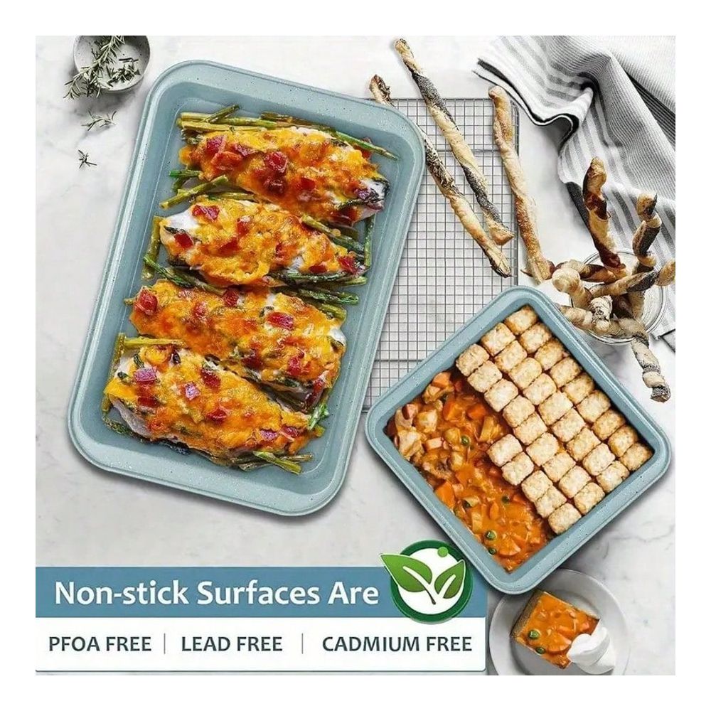 10 Piece Bakeware Set, NonStic - огляд і ціна Kitchen Baking Cake