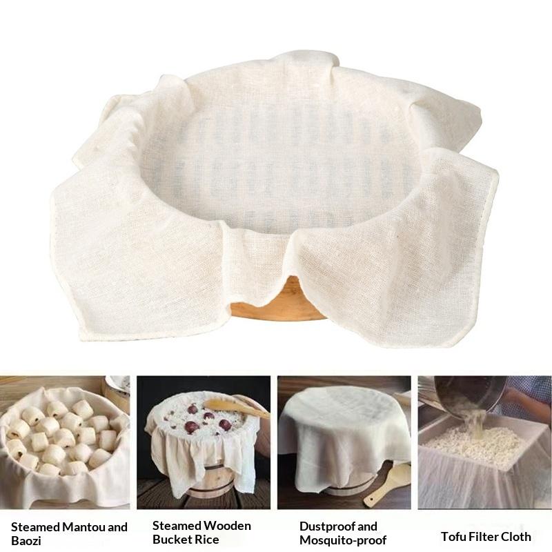 3Pcs And Bun Mat Round Cotton  - огляд і ціна Kitchen Baking Drawer