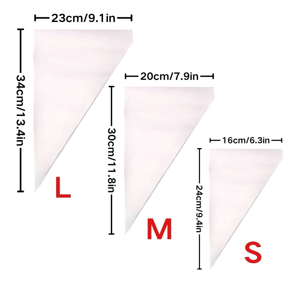 50pcs S/M/L Bulk Disposable Pi - огляд і ціна Piping Bag Disposable