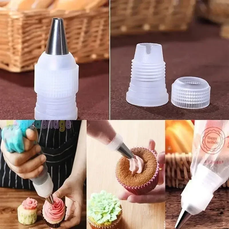 5-20pcs Coupler Adaptor Icing  - огляд і ціна Piping Bag Disposable