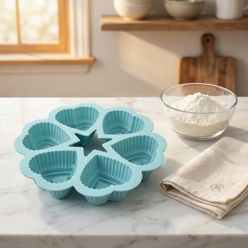 Nonstick Silicone Heart Shaped - огляд і ціна Kitchen Essentials Baking Tray