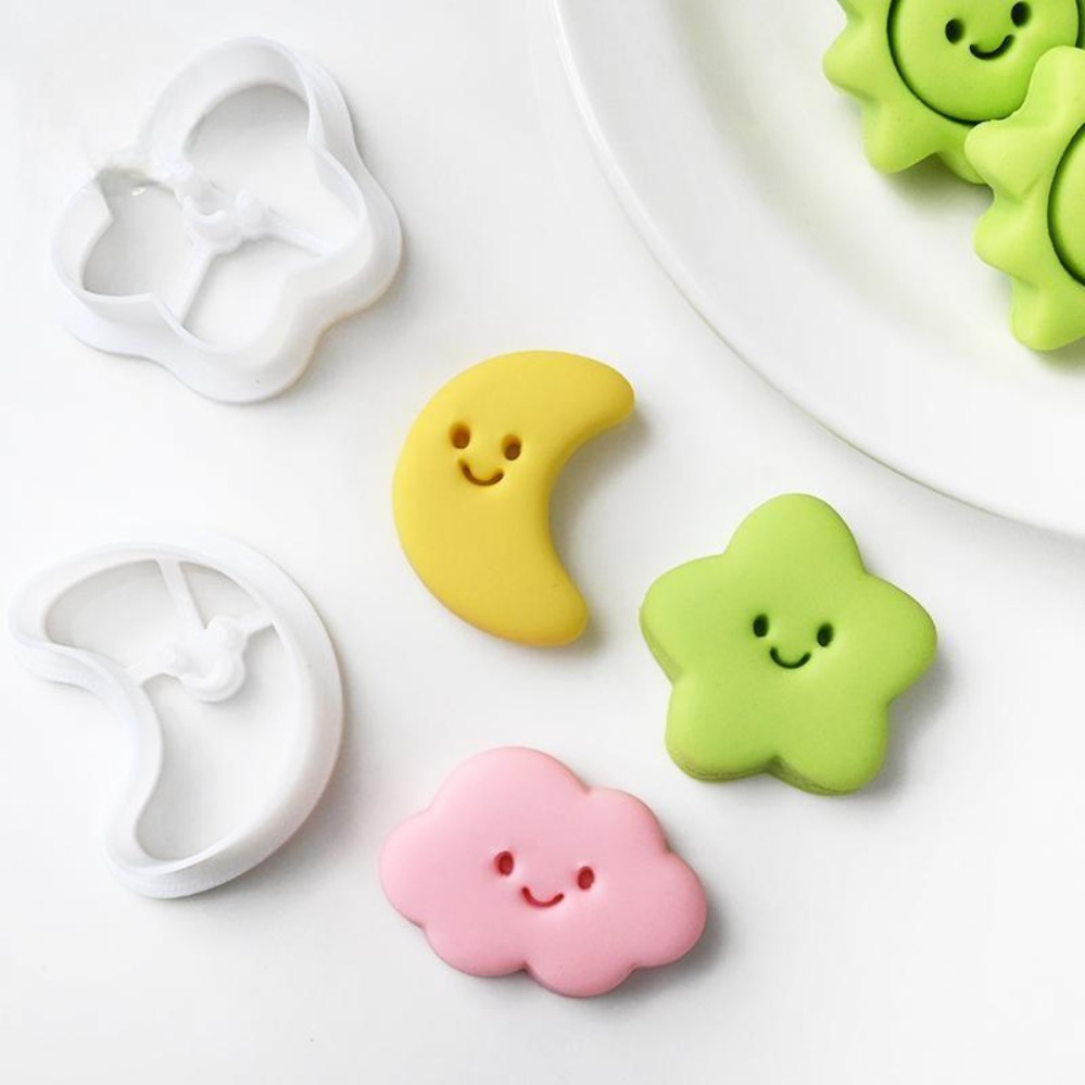 Cookie Cutters Moon Stars Sun  - огляд і ціна Kitchen Baking Cake