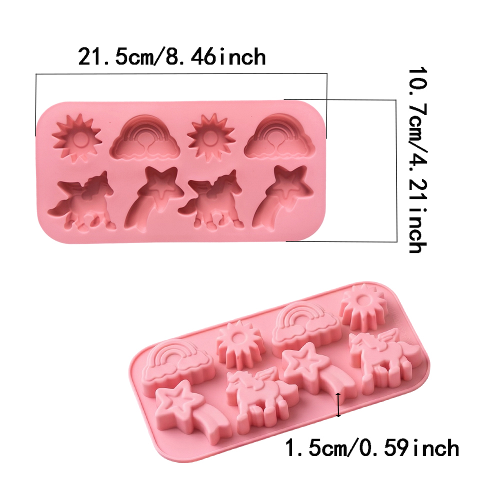 1PC 8-Cavity Silicone Candy Mo - огляд і ціна Kitchen Baking Molds