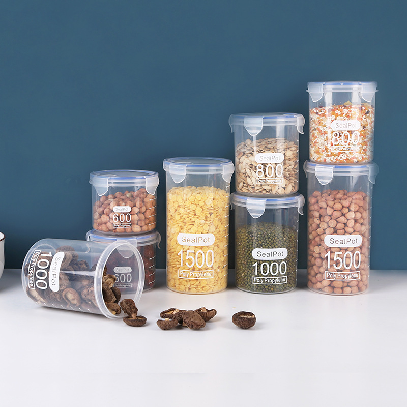 1-4PCS Sealed Jars With Scale  - огляд і ціна Kitchen Bank