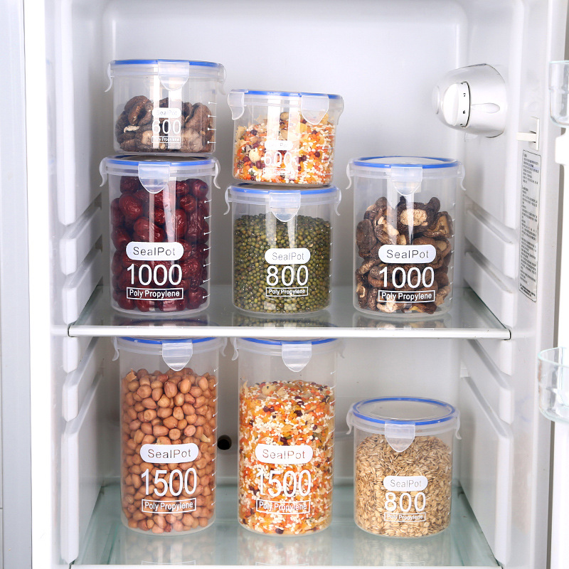 1-4PCS Sealed Jars With Scale  - огляд і ціна Kitchen Bank