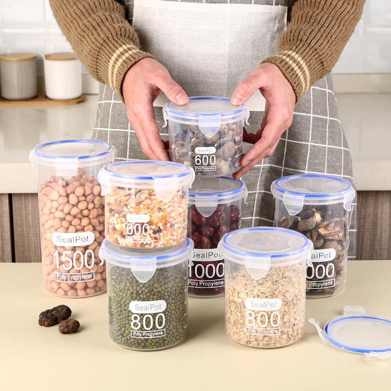 1-4PCS Sealed Jars With Scale  - огляд і ціна Kitchen Bank