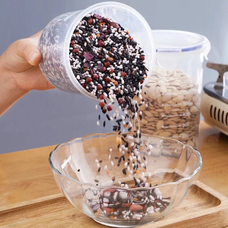 1/4PCS Sealed Jars With Scale  - огляд і ціна Kitchen Bank